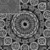 Shweshwe Floral Black