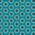 Shweshwe Round Turquoise
